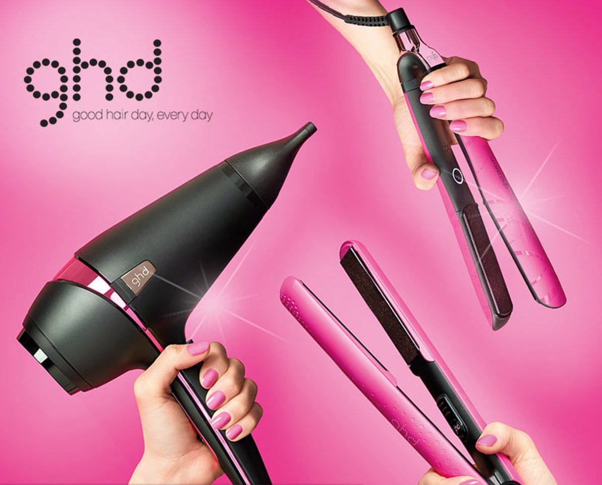 NEW GHD Platinum Electric Pink Styler