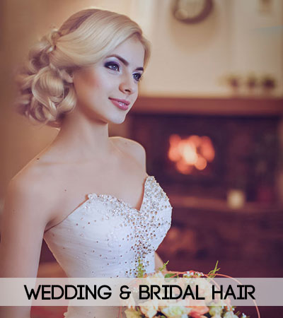 wedding & bridal hair at fringe benefits hair salon in gloucester