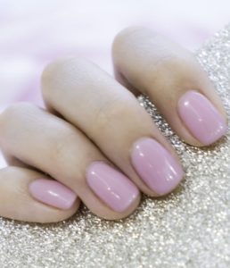 gel nails at fringe benefits beauty salon in gloucester