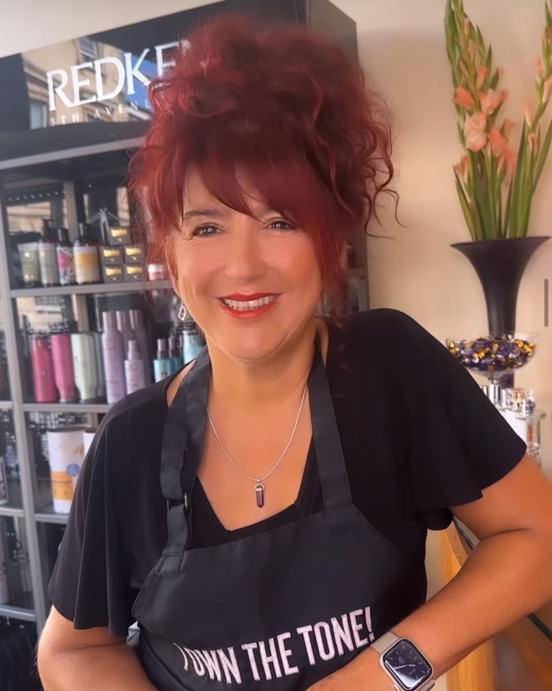 SALON OWNER MARINA FRINGE BENEFITS HAIR AND LA BELLA BEAUTY SALON GLOUCESTER