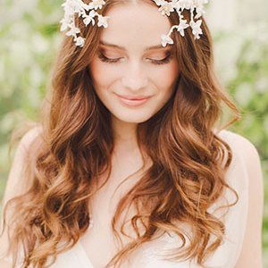  long curly wedding hair gloucester