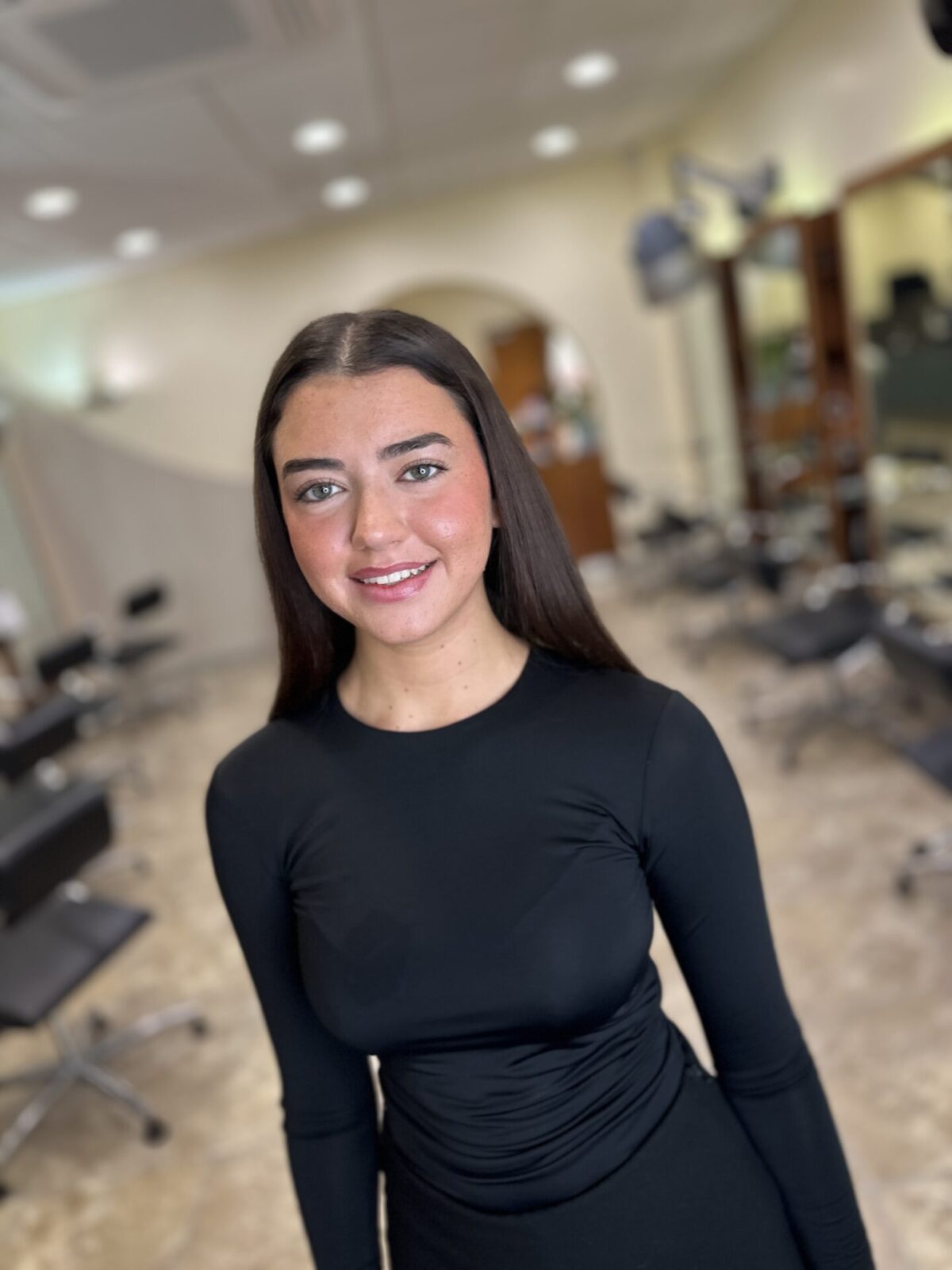 Apprentice Molly at Fringe Benefits and La Bella Beauty Salon in Gloucester